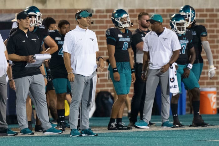 Coastal Carolina head coach Jamey Chadwell